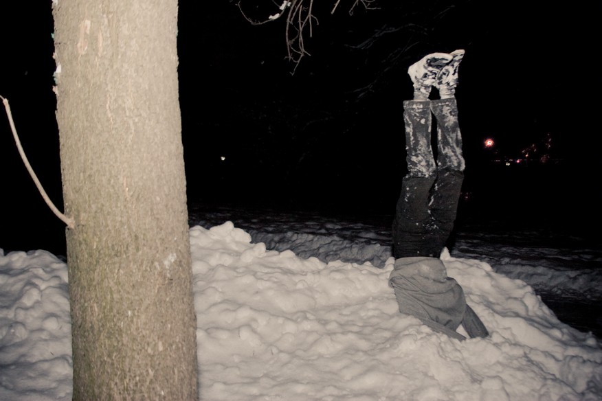 не у телевизора же с бокалом шампанского под бой курантов и одобрение дядечки из телевизора. 2011-й я встретил, собирая кубик рубика на дереве с накленными усами. перед этим, как помните, прошел ледяной дождь, и подъем по дереву был по этой причине чрезвычайно эпичен.