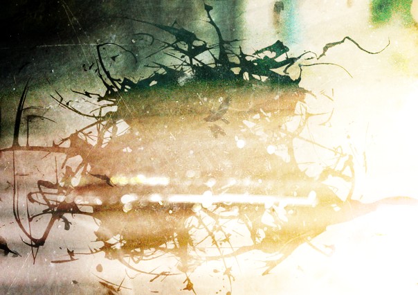 оригинальное пятно было наляпано гуашью. справа наверху моя любимая закорючка